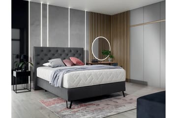 Sängpaket Ramsäng Kazuto 180x200 cm - Grå - Möbler - Säng - Komplett sängpaket