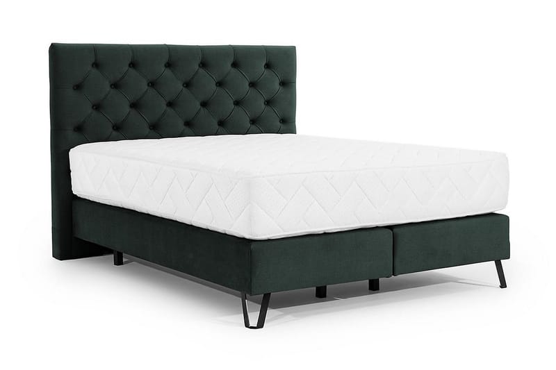 Sängpaket Ramsäng Kazuto 180x200 cm - Mörkgrön - Möbler - Säng - Komplett sängpaket