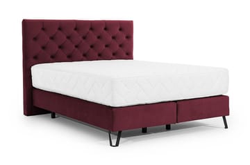 Sängpaket Rams�äng Kazuto 180x200 cm - Mörkrosa - Möbler - Säng - Komplett sängpaket