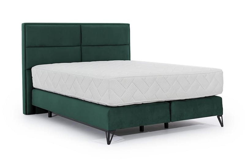 Sängpaket Ramsäng Kazuya 140x200 cm - Grön - Ramsäng - Dubbelsäng - Komplett sängpaket