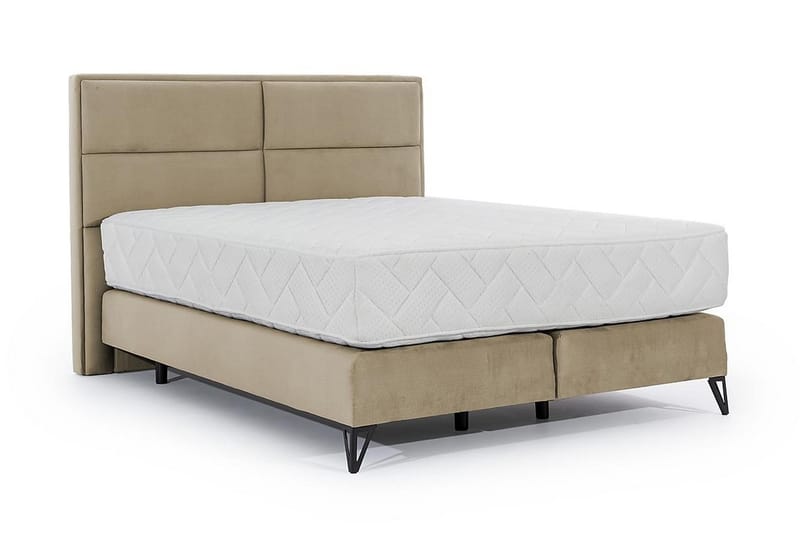 Sängpaket Ramsäng Kazuya 160x200 cm - Beige - Möbler - Säng - Komplett sängpaket