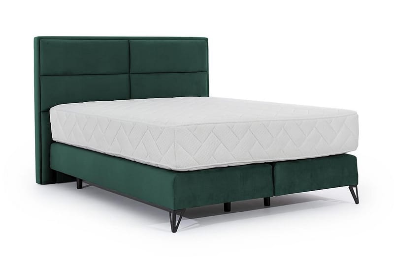 Sängpaket Ramsäng Kazuya 160x200 cm - Grön - Ramsäng - Dubbelsäng - Komplett sängpaket