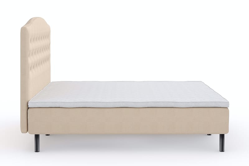 Sängpaket Ramsäng Wega 160x200 cm - Beige - Ramsäng - Dubbelsäng - Komplett sängpaket