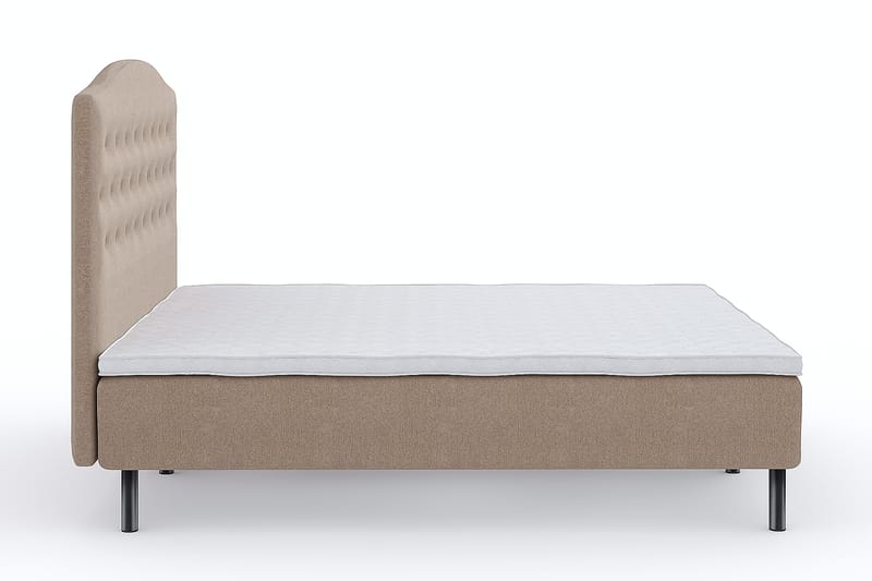 Sängpaket Ramsäng Wega 160x200 cm - Brun - Ramsäng - Dubbelsäng - Komplett sängpaket