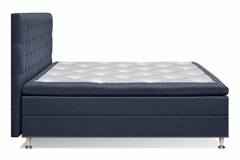 Sängpaket Sofia 160x200 Mörkblå - Kontinentalsäng