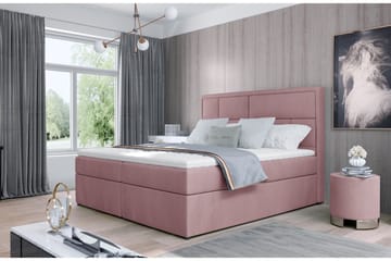 Sängpaket Varrains 140x200 cm - Ljusrosa - Möbler - Säng - Komplett sängpaket