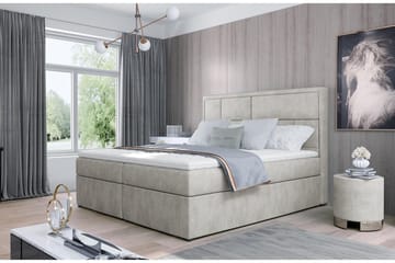 Sängpaket Varrains 180x200 cm - Beige - Möbler - Säng - Komplett sängpaket