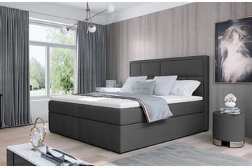 Sängpaket Varrains 180x200 cm - Grå - Möbler - Säng - Komplett sängpaket