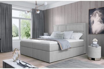 Sängpaket Varrains 180x200 cm - Grå - Möbler - Säng - Komplett sängpaket