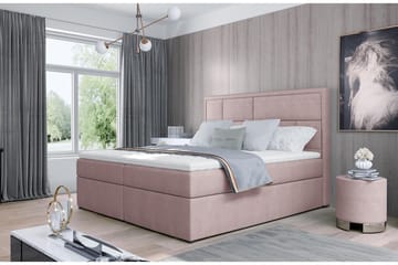 Sängpaket Varrains 180x200 cm - Ljusrosa - Möbler - Säng - Komplett sängpaket