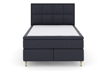 Select No 5 Komplett Sängpaket 160x200 Fast Latex - Blå/Guld - Möbler - Säng - Kontinentalsäng