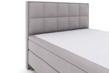 Select No 5 Komplett Sängpaket 180x200 Fast/Medium Latex - Ljusgrå/Koppar - Möbler - Säng - Kontinentalsäng
