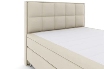 Select No 5 Komplett Sängpaket 210x210 Fast/Medium Latex - Beige/Metall - Möbler - Säng - Kontinentalsäng