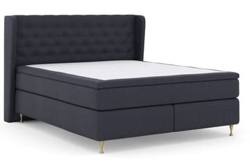 Select No 5 Komplett Sängpaket 210x210 Fast/Medium Watergel - Blå/Guld - Möbler - Säng - Kontinentalsäng