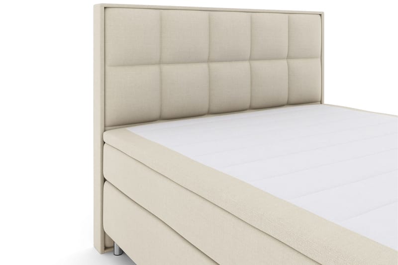 Select No 5 Komplett Sängpaket 210x210 Medium Latex - Beige/Metall - Möbler - Säng - Kontinentalsäng