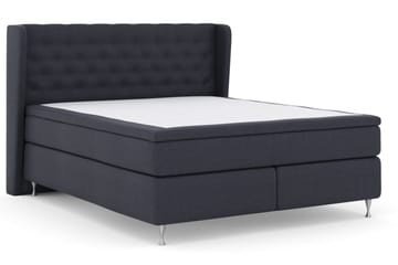 Select No 5 Komplett Sängpaket 210x210 Medium Latex - Blå/Silver - Möbler - Säng - Kontinentalsäng