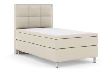 Select No 6 Komplett Sängpaket 120x200 Fast Watergel - Beige/Metall - Möbler - Säng - Enkelsäng