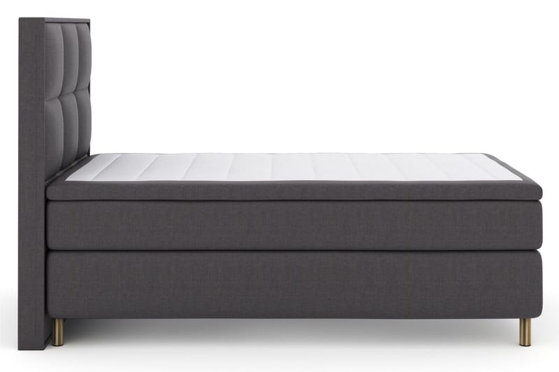 Select No 6 Komplett Sängpaket 120x200 Fast Watergel - Mörkgrå/Koppar - Möbler - Säng - Enkelsäng