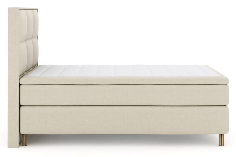 Select No 6 Komplett Sängpaket 120x200 Medium Memory/Pocket - Beige/Koppar - Möbler - Säng - Enkelsäng
