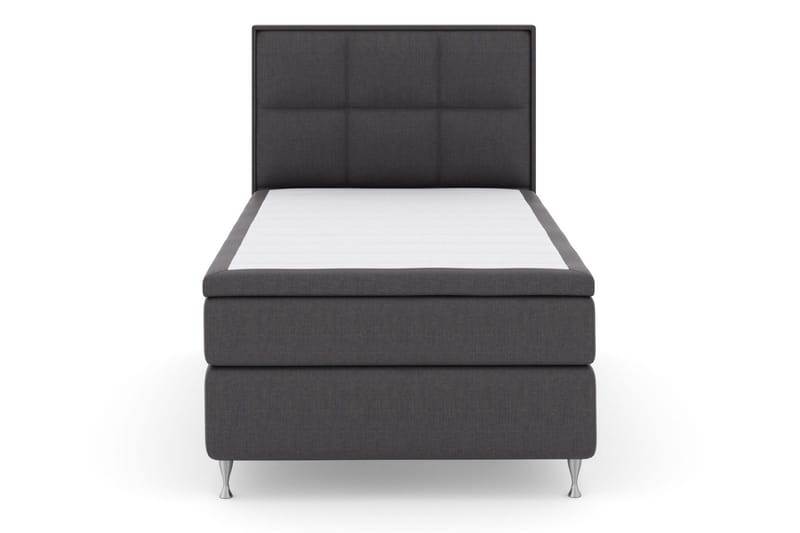 Select No 6 Komplett Sängpaket 120x200 Medium Memory/Pocket - Mörkgrå/Silver - Möbler - Säng - Enkelsäng