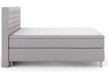 Select No 6 Komplett Sängpaket 160x200 Fast Memory/Pocket - Ljusgrå/Metall - Möbler - Säng - Kontinentalsäng