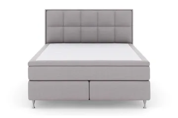 Select Rutig Sänggavel 160 cm - Ljusgrå