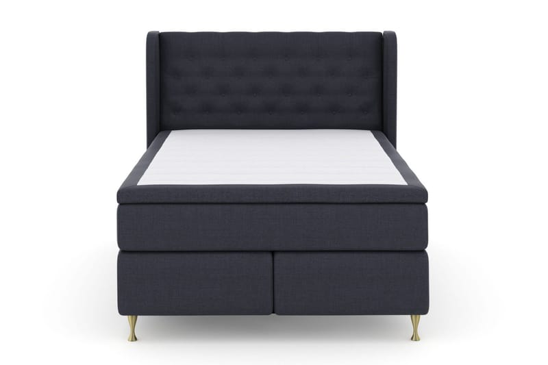 Select No 6 Komplett Sängpaket 160x200 Fast/Medium Watergel, Blå/Guld