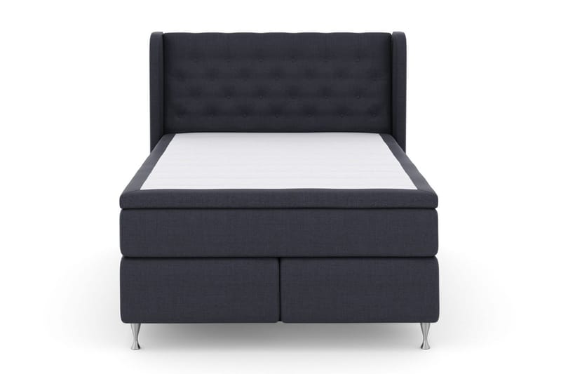 Select No 6 Komplett Sängpaket 160x200 F/M Memory/Pocket, Blå/Silver