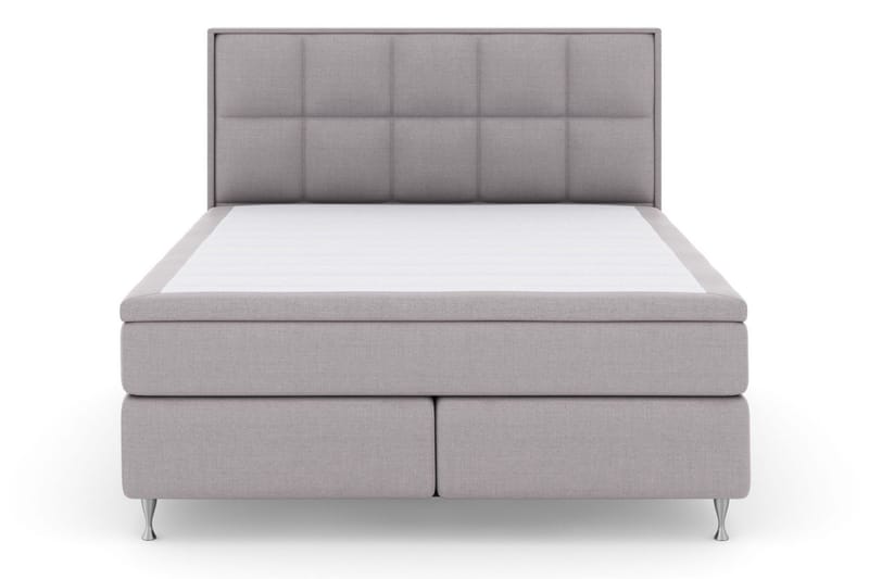 Select No 6 Komplett Sängpaket 160x200 Medium Memory/Pocket - Ljusgrå/Silver - Möbler - Säng - Kontinentalsäng