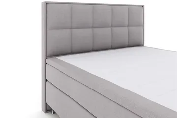 Select No 6 Komplett Sängpaket 160x200 Medium Memory/Pocket - Ljusgrå/Silver - Möbler - Säng - Kontinentalsäng