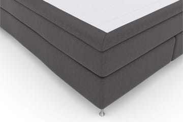 Select No 6 Komplett Sängpaket 180x200 Fast Latex/Memory - Mörkgrå/Silver - Möbler - Säng - Kontinentalsäng