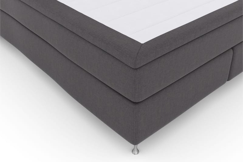 Select No 6 Komplett Sängpaket 180x200 Fast Latex/Memory - Mörkgrå/Silver - Möbler - Säng - Kontinentalsäng