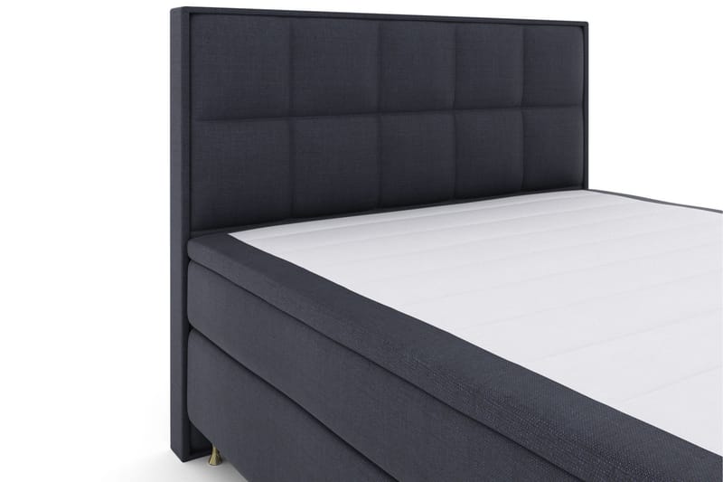 Select No 6 Komplett Sängpaket 180x200 Fast/Medium Watergel - Blå/Guld - Möbler - Säng - Kontinentalsäng