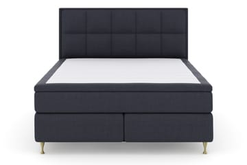 Select No 6 Komplett Sängpaket 180x200 Fast/Medium Watergel - Blå/Guld - Möbler - Säng - Kontinentalsäng