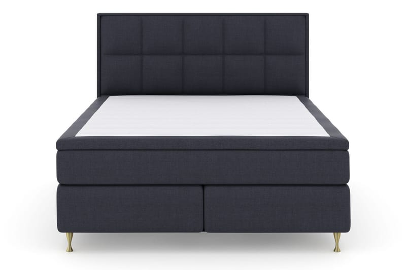Select No 6 Komplett Sängpaket 180x200 Fast/Medium Watergel - Blå/Guld - Möbler - Säng - Kontinentalsäng
