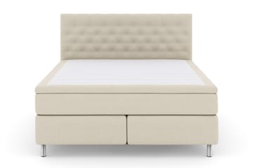 Select No 6 Komplett Sängpaket 180x200 F/M Latex/Memory - Beige/Metall - Möbler - Säng - Kontinentalsäng