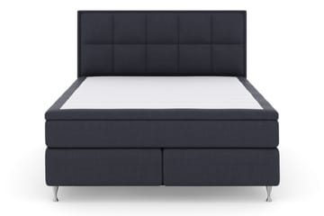 Select No 6 Komplett Sängpaket 180x200 Medium Memory/Pocket - Blå/Silver - Möbler - Säng - Kontinentalsäng