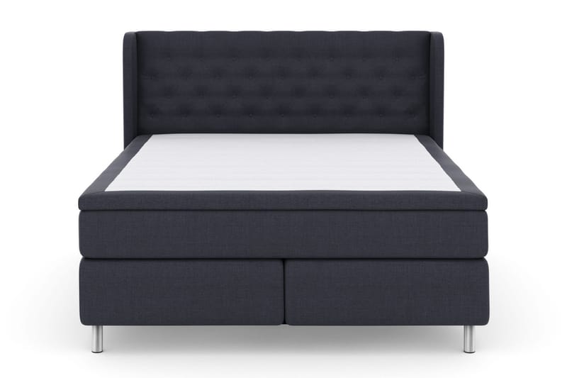 Select No 6 Komplett Sängpaket 180x200 Medium Watergel, Blå/Metall