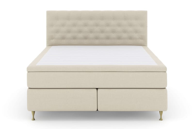 Select No 6 Komplett Sängpaket 210x210 Fast Watergel - Beige/Guld - Möbler - Säng - Kontinentalsäng