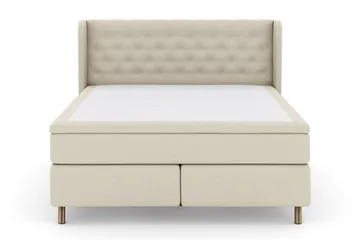 Select No 6 Komplett Sängpaket 210x210 Medium Watergel - Beige/Koppar - Möbler - Säng - Kontinentalsäng