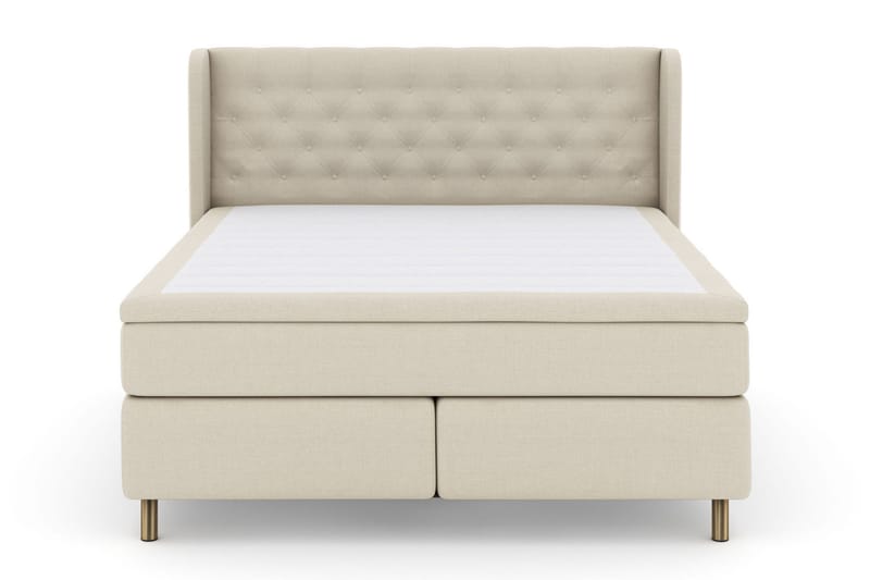 Select No 6 Komplett Sängpaket 210x210 Medium Watergel - Beige/Koppar - Möbler - Säng - Kontinentalsäng