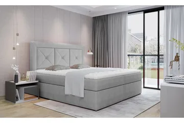 Sidria Sängpaket 160x200 cm - Grå - Möbler - Säng - Komplett sängpaket
