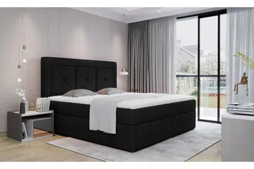 Sidria Sängpaket 160x200 cm - Svart - Möbler - Säng - Komplett sängpaket
