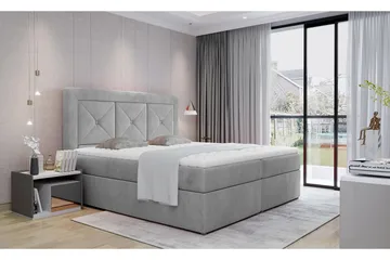 Sidria Sängpaket 180x200 cm - Grå - Möbler - Säng - Komplett sängpaket