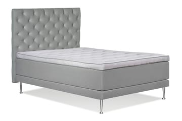 VICTORIA Kontinentalsäng 140 - Ljusgrå - Möbler - Säng - Kontinentalsäng