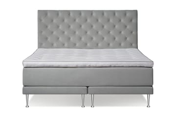 VICTORIA Kontinentalsäng 180 - Ljusgrå - Möbler - Säng - Kontinentalsäng