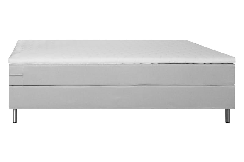 Kontineltalsäng Chilla 120x200 cm - Ljusgrå - Komplett sängpaket - Kontinentalsäng