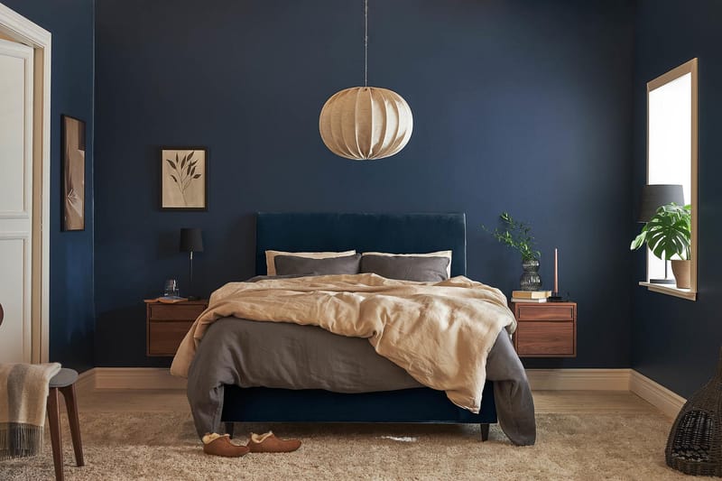 Kontinentalsäng Chilla Pluss  120x200 cm - Mörkblå - Kontinentalsäng - Komplett sängpaket