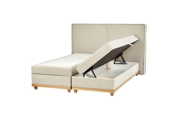 Kontinentalsäng Dynasty Beige-Ljust Trä, 180x200 cm - Beige-Ljust Trä, 180x200 cm - Möbler - Säng - Kontinentalsäng