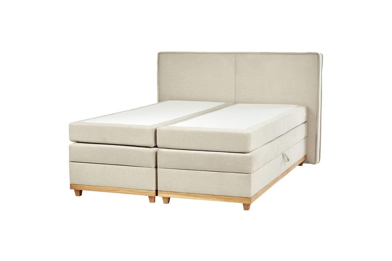 Kontinentalsäng Dynasty Beige-Ljust Trä, 180x200 cm - Beige-Ljust Trä, 180x200 cm - Möbler - Säng - Kontinentalsäng